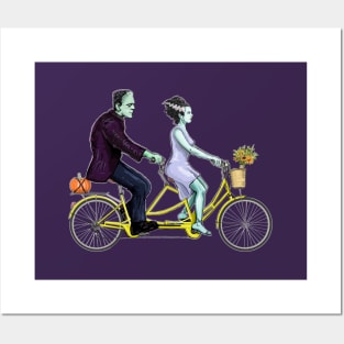 Frankenstein Tandem Bike Date Posters and Art